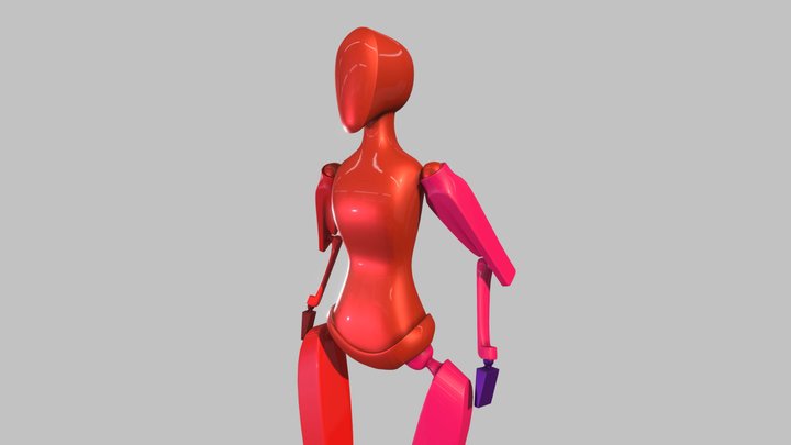 Robot Dummy 3D Model