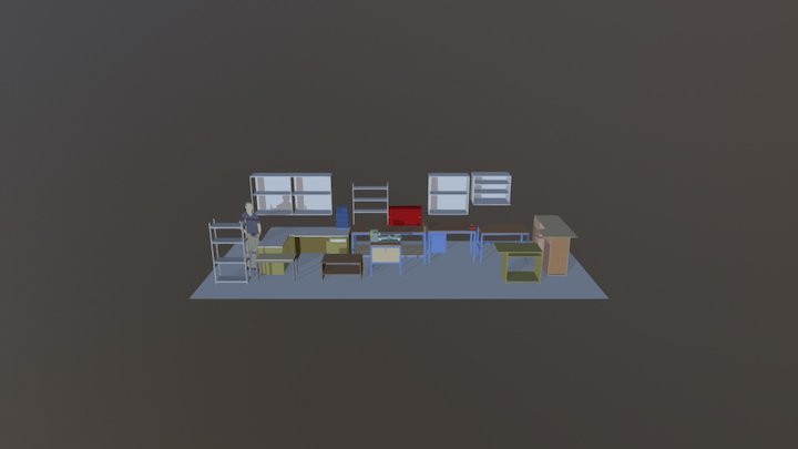 Bútorok 3D Model