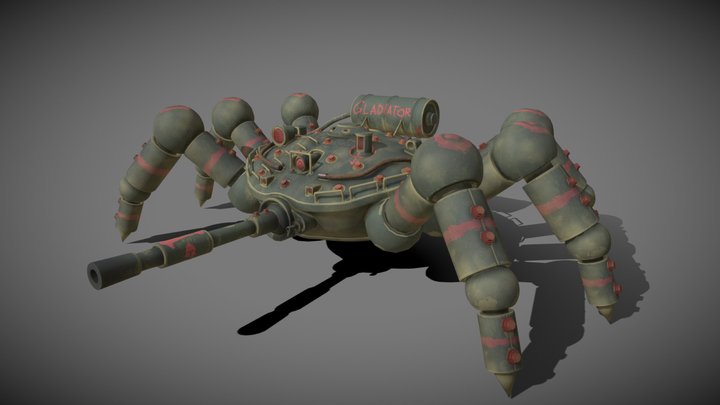 CrabTank "Gladiator" 3D Model