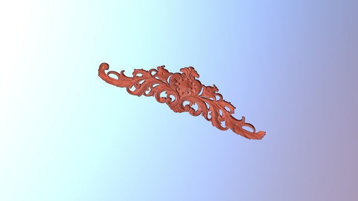 Wooden Carving Artec Eva 3D Model