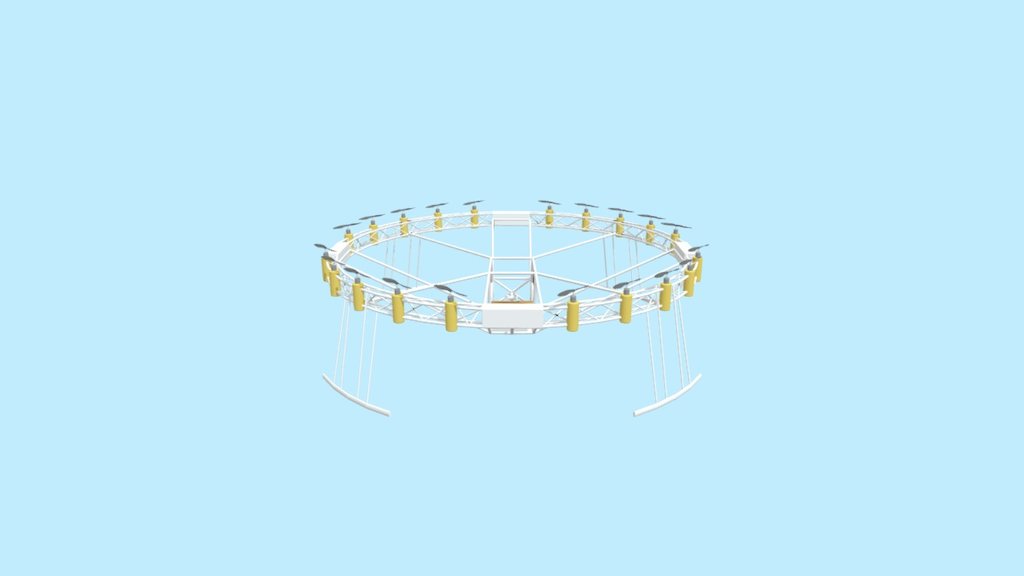 Drone-Helicopter Electric VTOL Aircraft