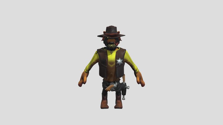 Sheriff Albert Lión (Retopo) 3D Model