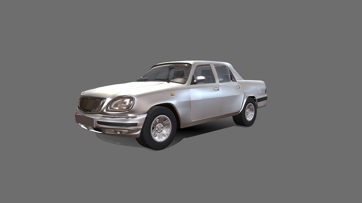 Волга 31105 3D Model