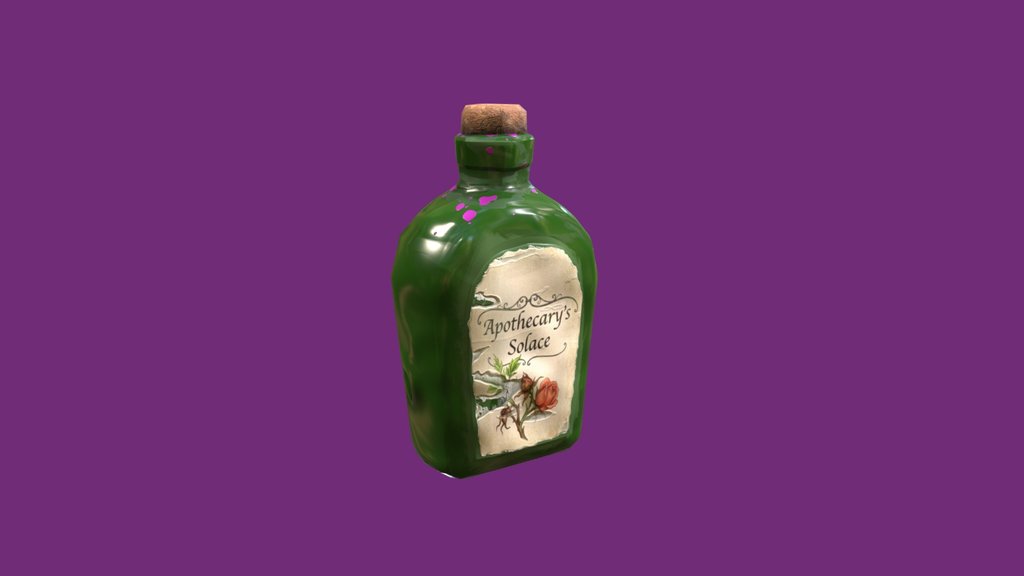 Stylized Health Potion (Apothecary's Solace)