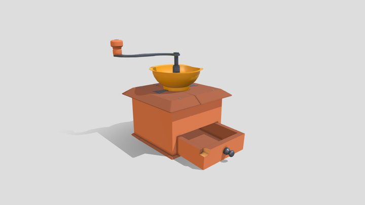 XYZ_DRAFT - Coffee Grinder_v2 3D Model