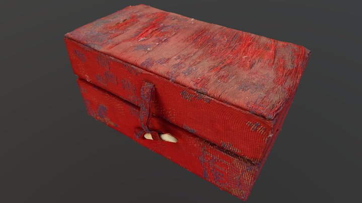 red tissue box 3D Model