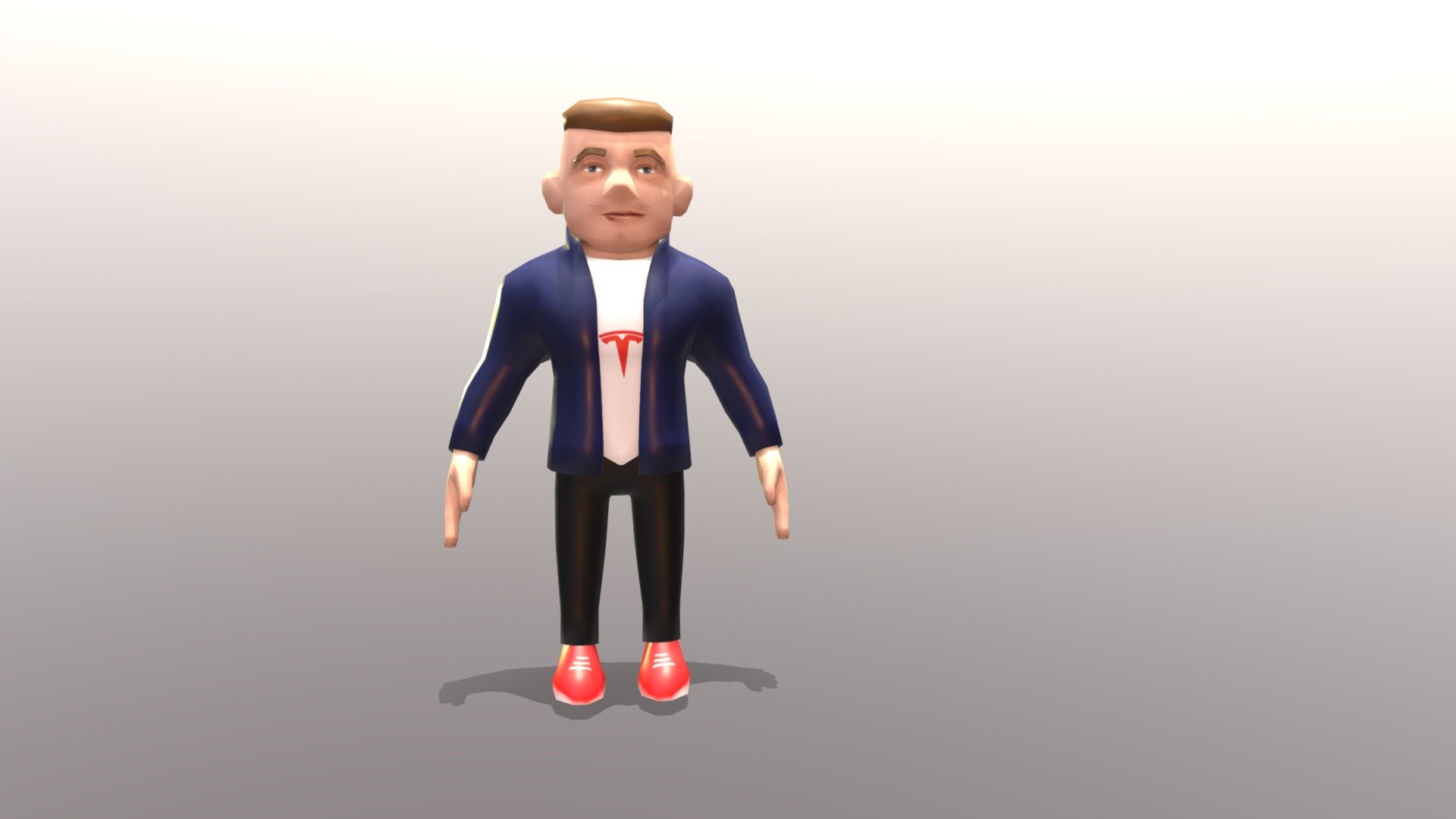 Stylized Elon Musk