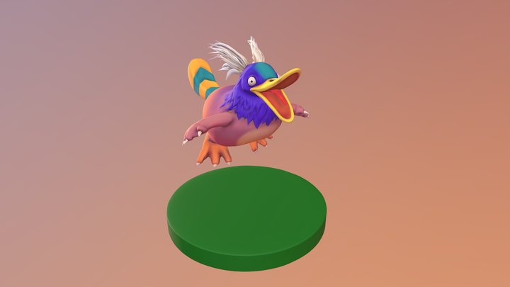 (Not Perry) the platypus 3D Model
