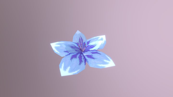 Alien Flower 3D Model