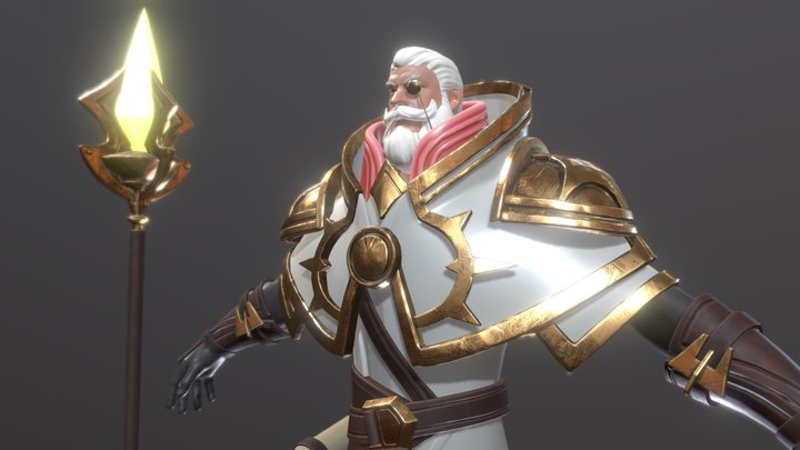 Old Wizard 3D Model