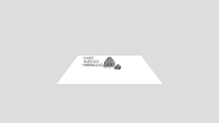 Hardsurface modeling(lowpoly) 3D Model