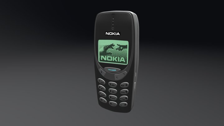 Nokia 3310 3D Model