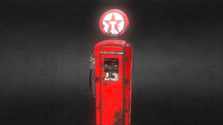 Gas Pump 3D Model