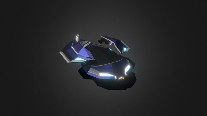 Z1.DRAGO-Flying Car/Jet 3D Model