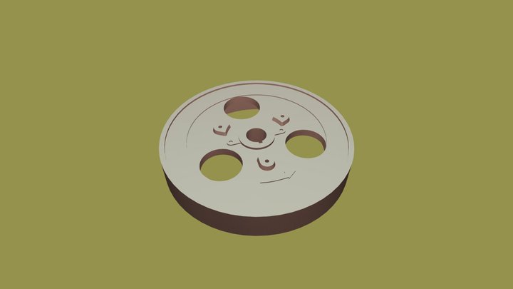 ZS1115 飞轮 Fly Wheel 3D Model