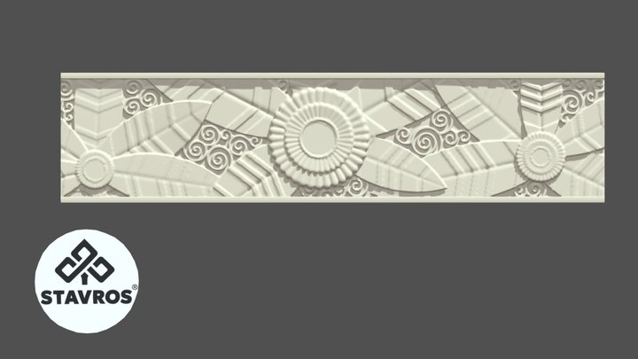 Stavros Polyurethane Carved Linear Mouldings
