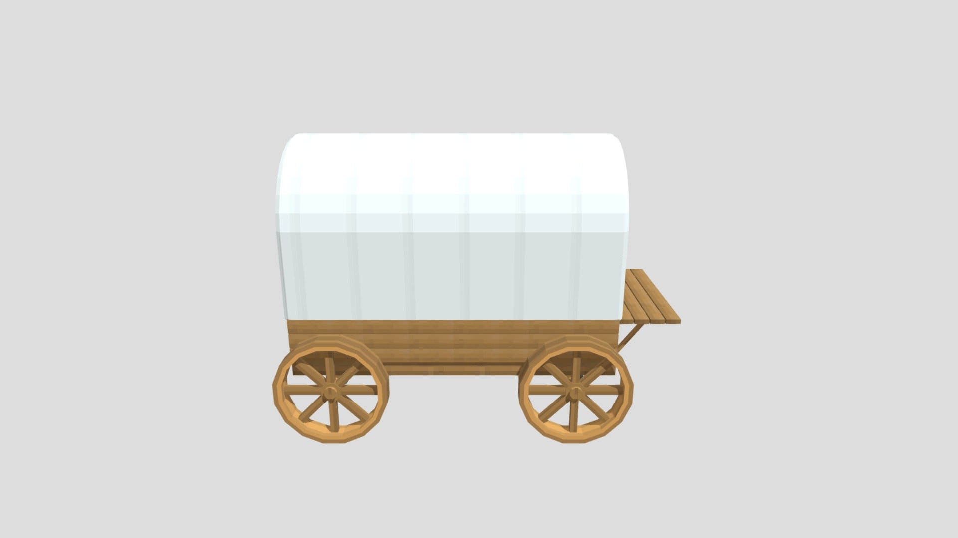 Wagon - 3D model by ningy [b76633c] - Sketchfab