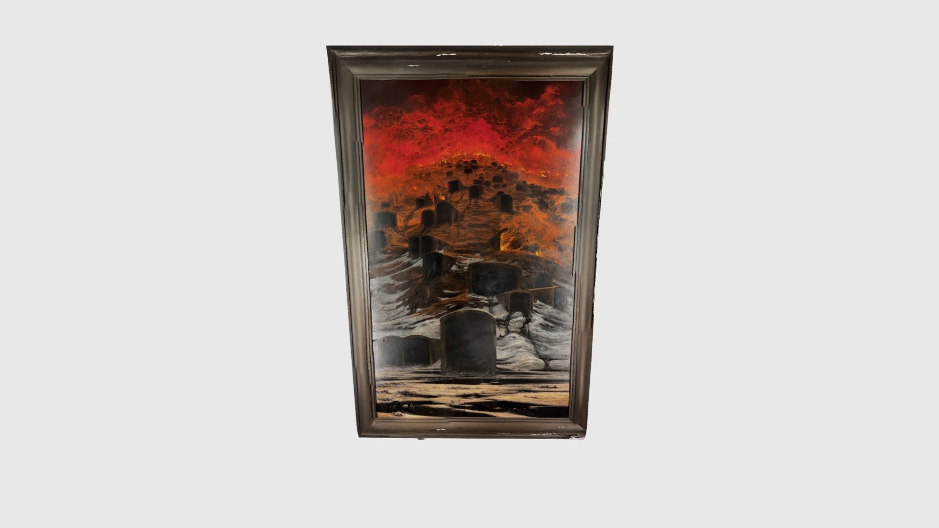 Zdzisław Beksiński’s painting: „AA77”