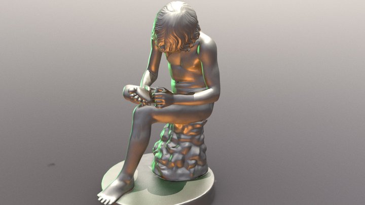 boy with thorne 3D Model
