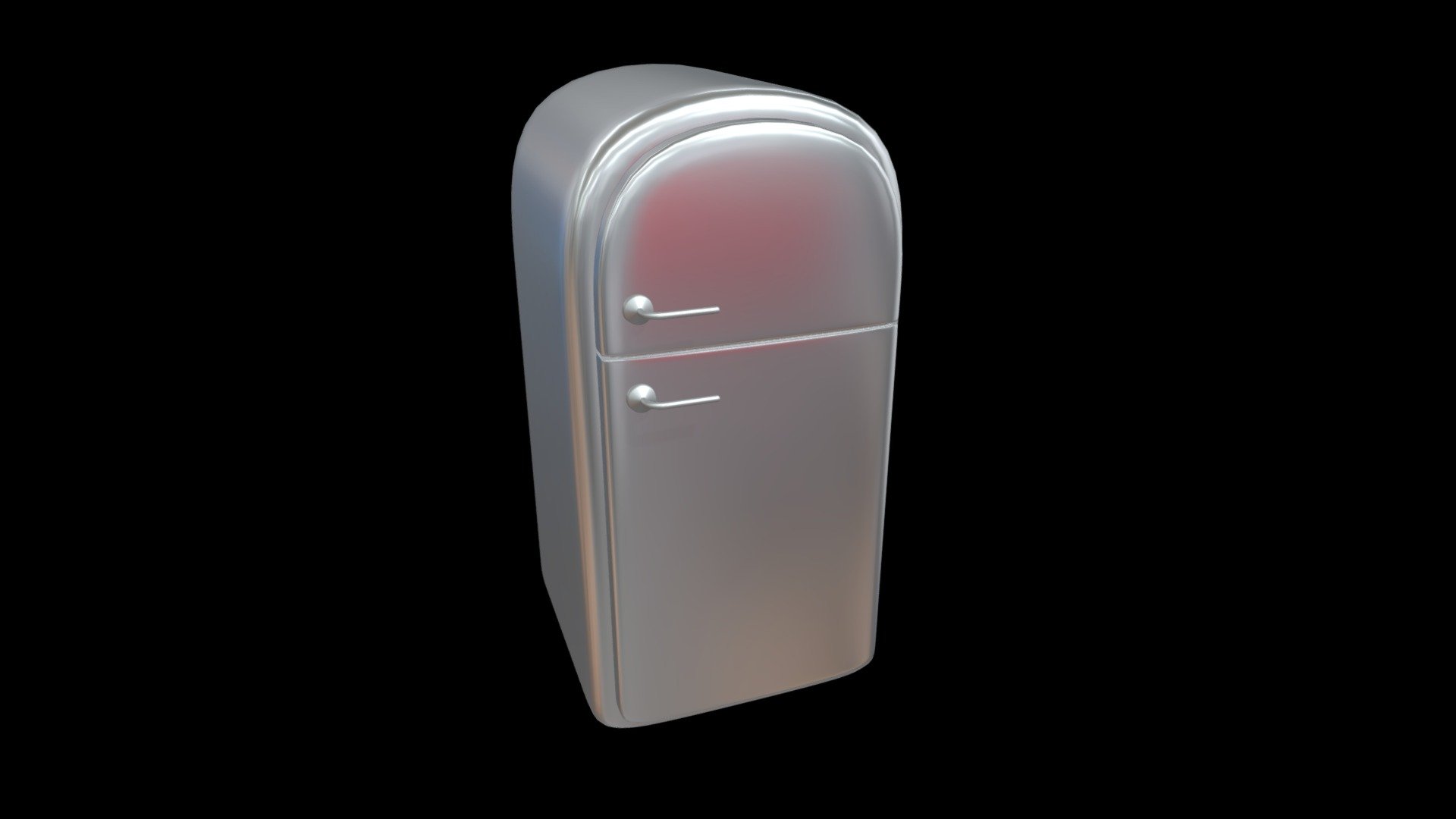 A Realistic Metallic Fridge