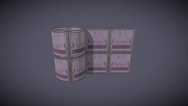Walls Low 3D Model