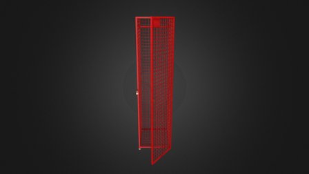 ARMÁRIO TELADO - BOMBEIRO 3D Model