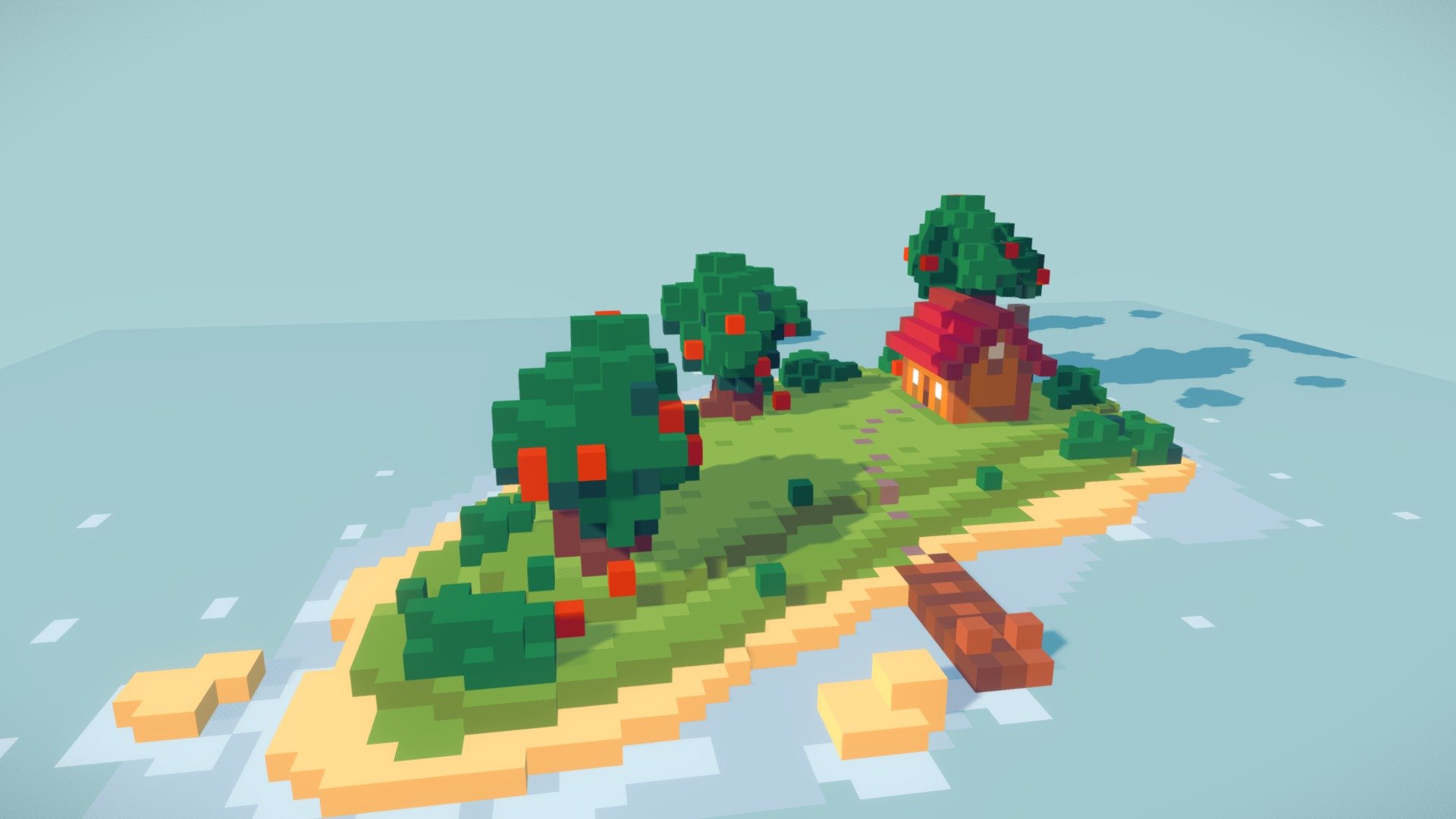 Little Voxel Island