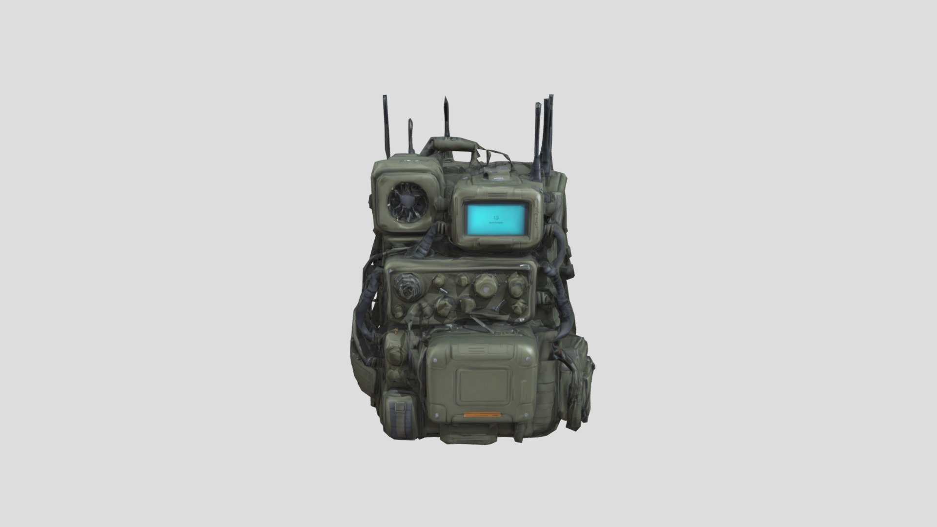 Tech Backpack - 3D model by yronthal [b7695d3] - Sketchfab