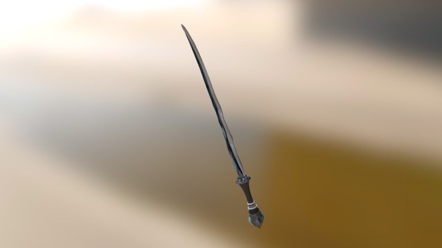 Tryndamere's sword - League of Legends 3D Model