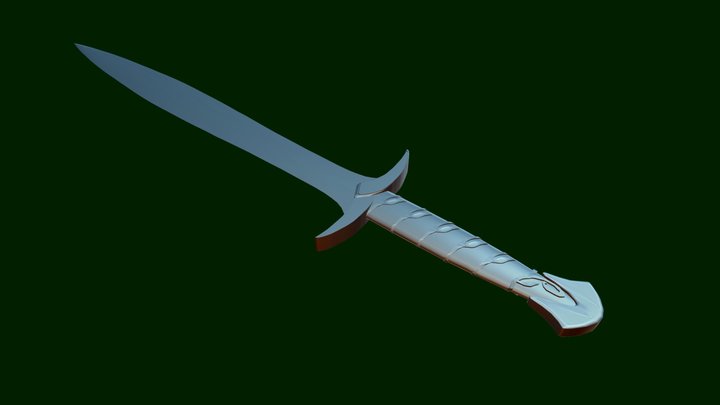 Frodo&Bilbo "Sting" Blade - LOTR 3D Model
