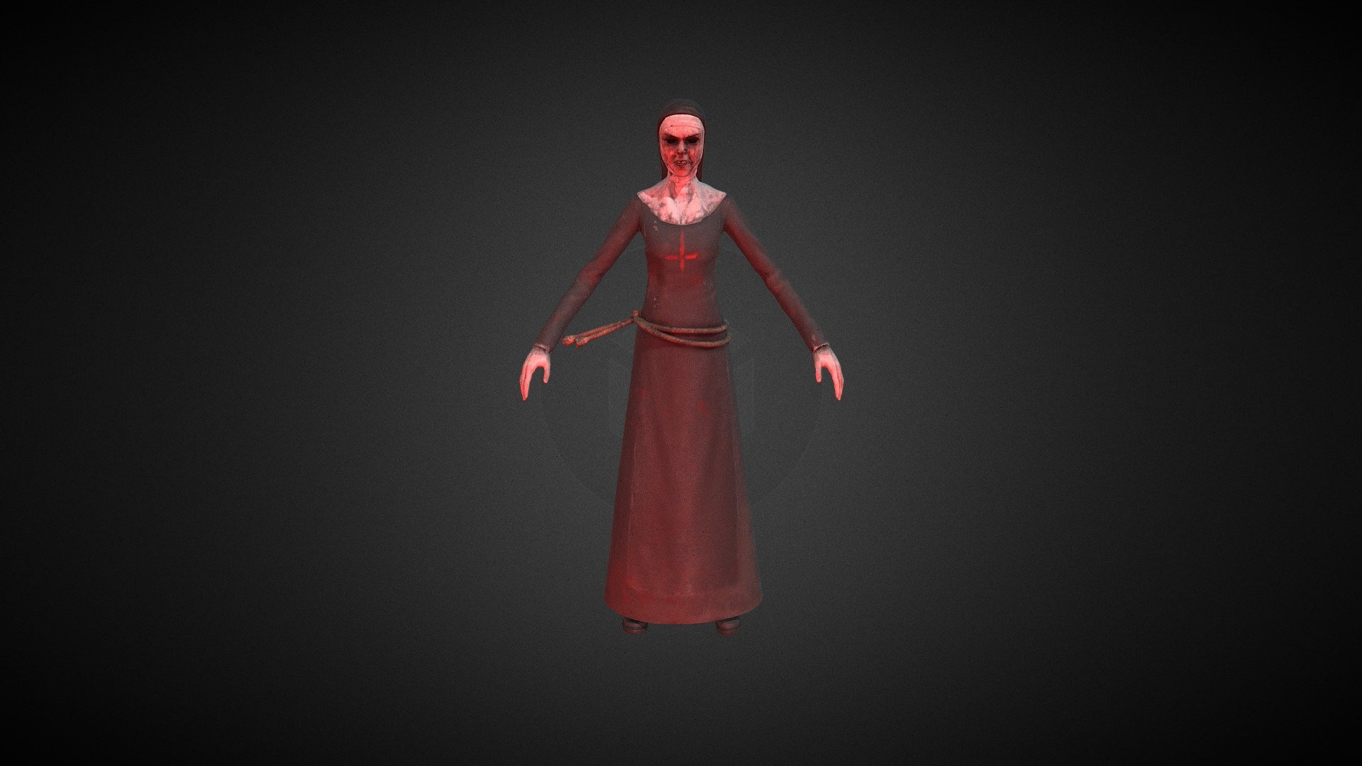 Evil Nun The Broken Mask | Sister Madeline - 3D model by Kai