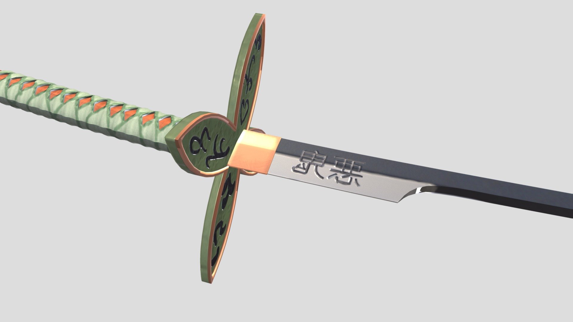 Shinobu Kocho's Katana - Demon Slayer - Download Free 3D model by 