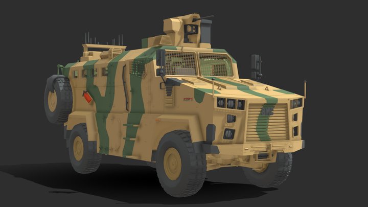 [Low Poly] BMC Kirpi 2 3D Model