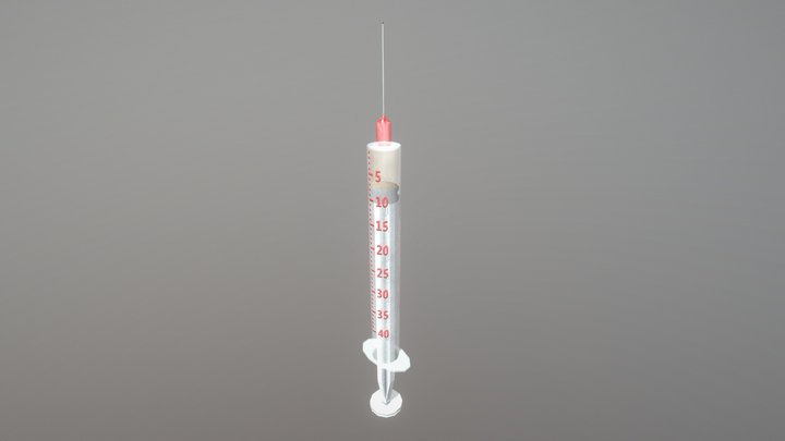 Syringe 3D Model