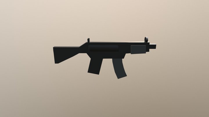 unturned weapon 3D Model