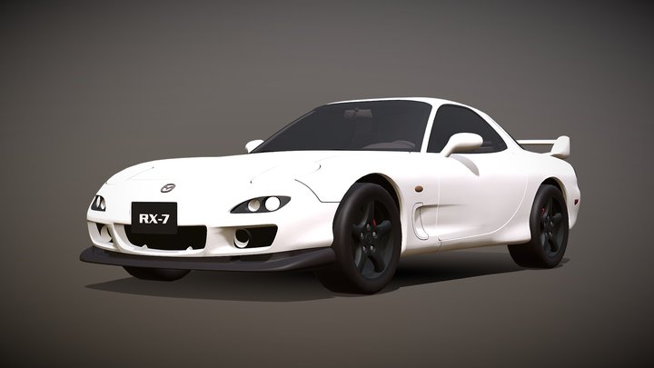 1992 Mazda RX-7 3D Model