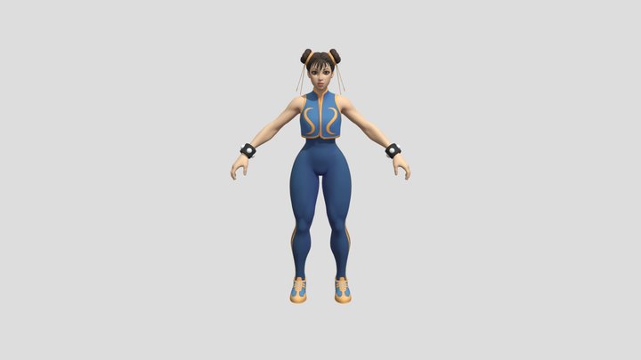 Chun-Li 3D Model