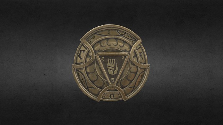 indoril buckler slim 3D Model