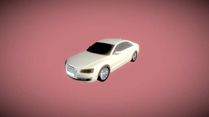 AUDI A8 (2014) 3D Model