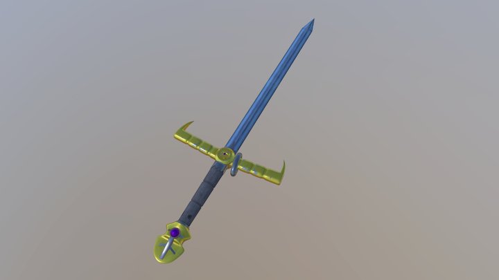 mystic sword 3D Model