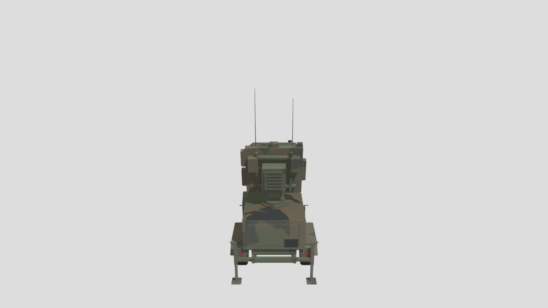 AN/MPQ-64 Sentinel Radar (HMMWV + Trailer) - Download Free 3D model by ...