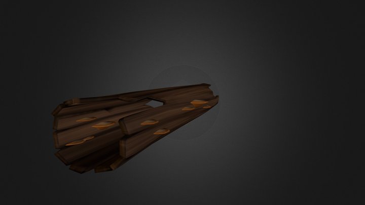 Hollow stump 3D Model