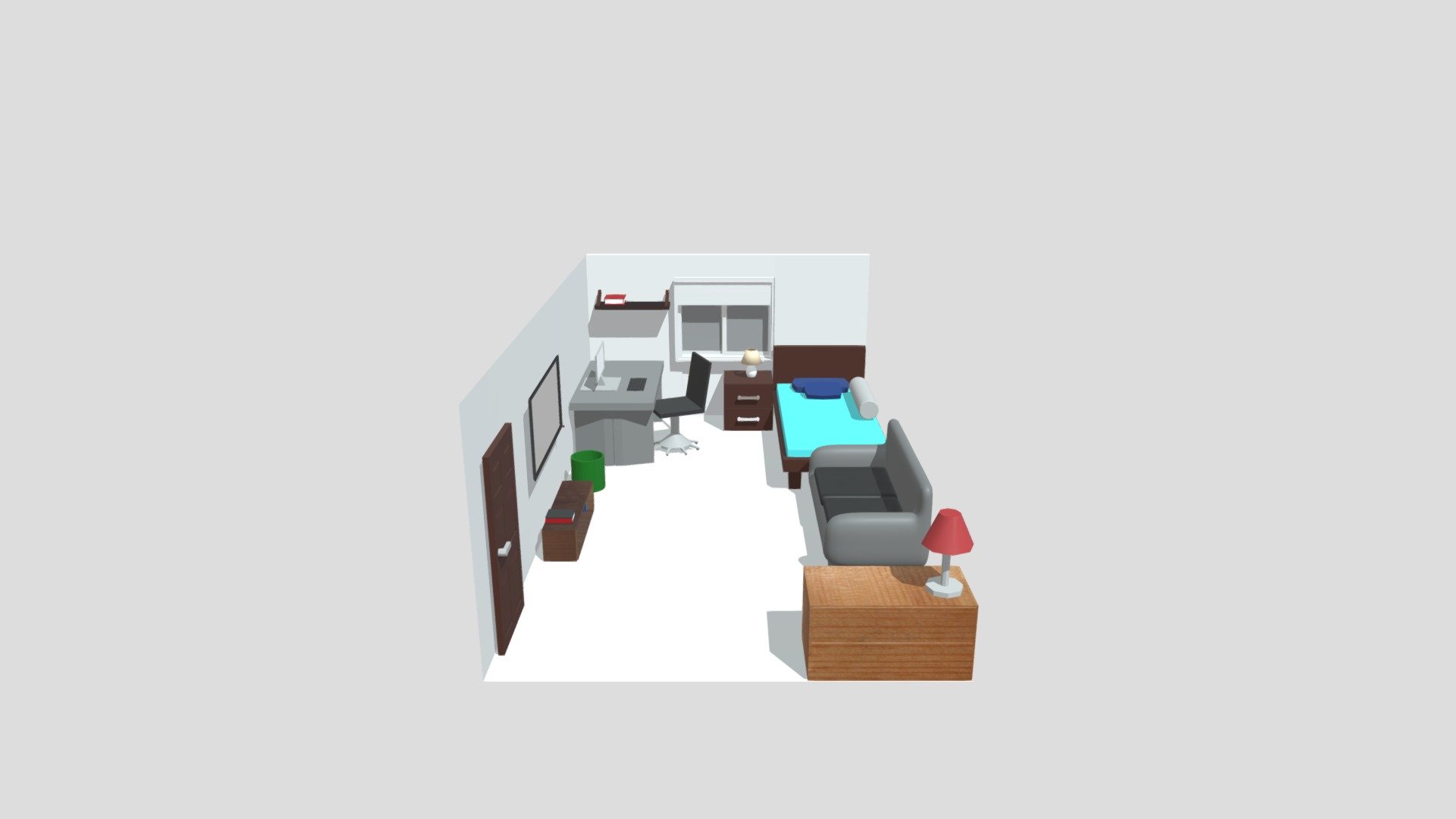 3D Bedroom UTS