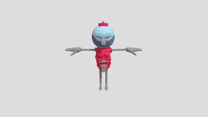 Cómo ta muchacho v2 3D Model