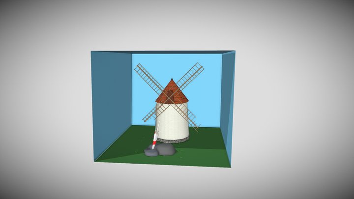 期末作業：The story after 《Don Quijote de la Mancha》 3D Model