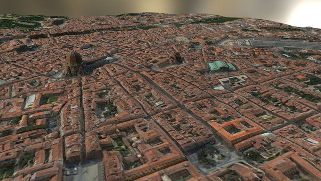 Florence aerial mapping 3D Model