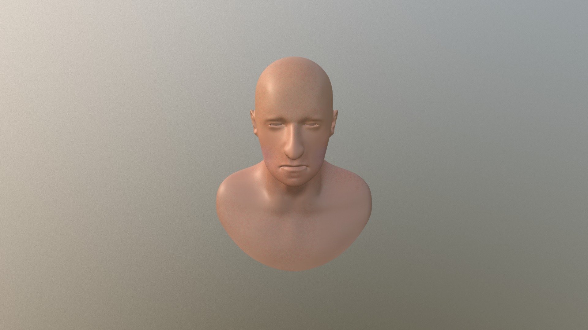 Head Bust - 3D model by Caleb_Johnson [b77241c] - Sketchfab