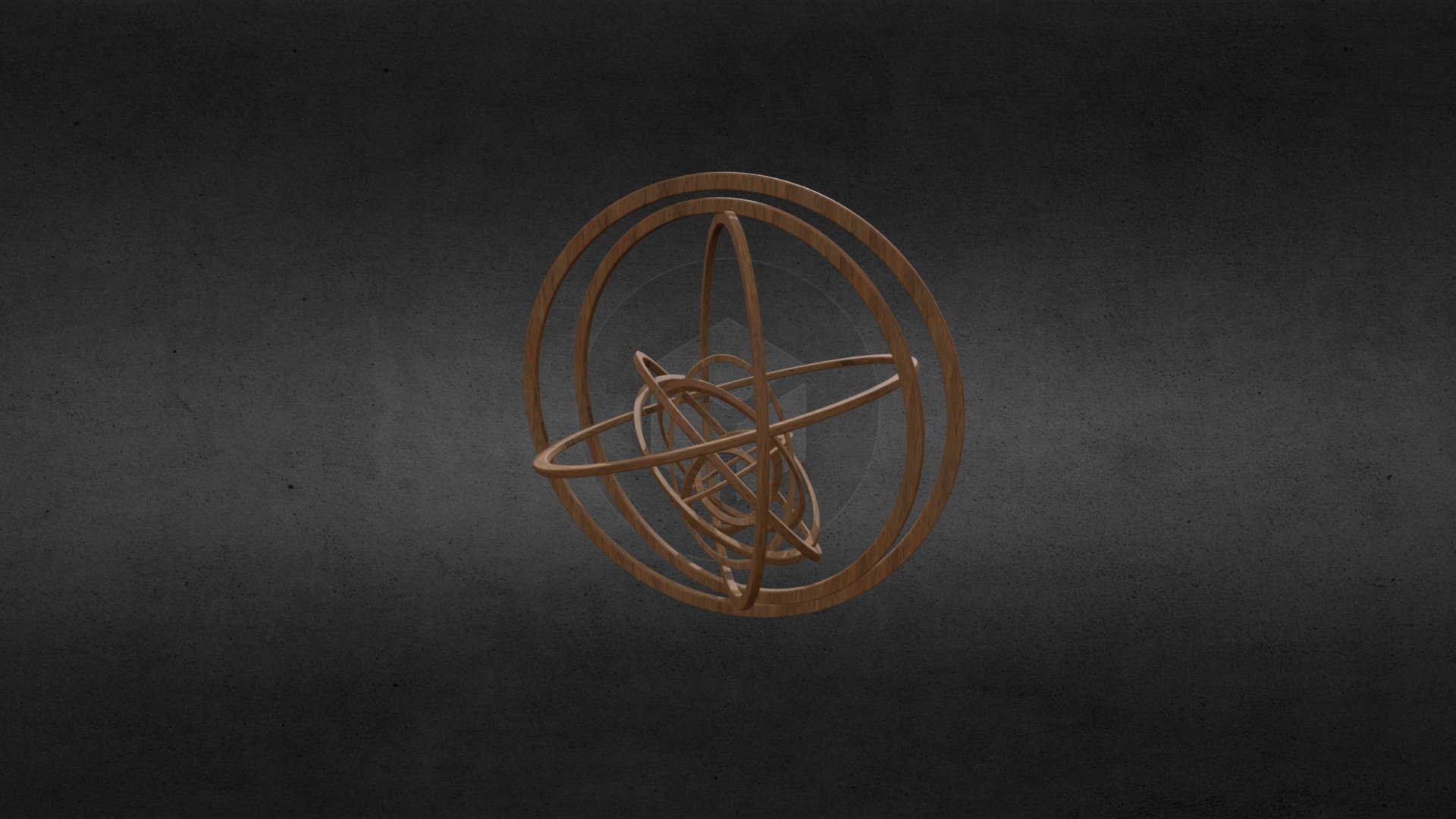 Пространственная конструкция № 9 «Круг в круге» - 3D model by ...