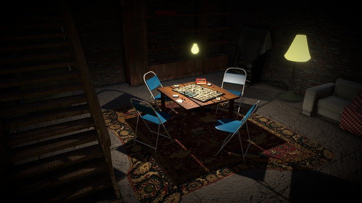 RPG Basement 3D Model