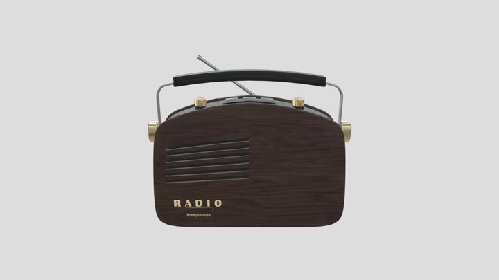 Steepletone Radio 3D Model